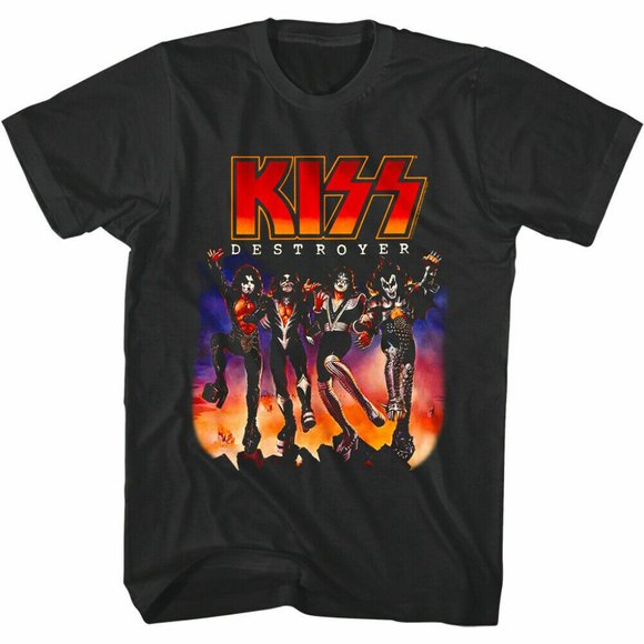Kiss Destroyer Album Cover Shirt Size Medium New - Picture 1 of 4